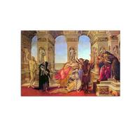 Artopweb MetalArt Materic 53 × 80 cm Tableau matériel 3D effet pinceau robuste prêt à accrocher décoration maison art design italien écologique - Slander di Botticelli Sandro