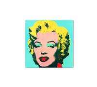 Artopweb MetalArt Materic 58 × 58 cm Tableau matériel 3D effet pinceau robuste prêt à accrocher décoration maison art design italien écologique - Homage to Andy - Marilyn. 1967" par Art Studio