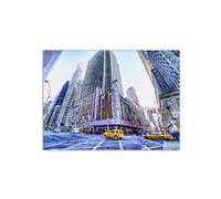 Artopweb MetalArt Materic 58 × 78 cm Tableau matériel 3D effet pinceau robuste prêt à accrocher décoration maison art design italien écologique - Radio city music hall di Art Studio