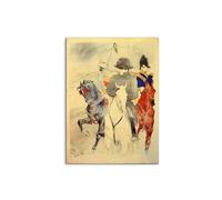 Artopweb MetalArt Materic 80 × 60 cm Tableau matériel 3D effet pinceau robuste prêt à accrocher décoration maison art design italien écologique Napoléon de Toulouse-Lautrec