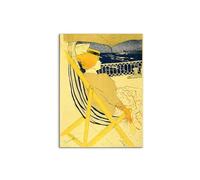 Artopweb MetalArt Materic 80 × 60 cm Tableau matériel 3D effet pinceau robuste prêt à accrocher décoration maison art design italien écologique The traveller de Toulouse-Lautrec