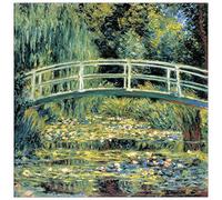 Artopweb Monet-The Japanese Foot Bridge Panneaux Decoratifs, Multicolore, 100x100 Cm