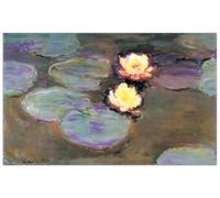 Artopweb TW16958 Monet - Nympheas 1914 Panneaux Décoratifs, Multicolore, 100x62 Cm