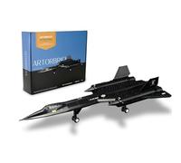 Artorbricks Air Force Series SR-71 Ensemble de blocs de construction militaires Blackbird Air Force de reconnaissance et cadeau pour adultes, compatible avec Lego (183 pièces)