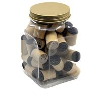 Artoz Lot de 40 tampons en bois - Smiley - 20 x 28 mm - Mini tampons - Pour loisirs créatifs, invitations, cartes de vœux ou décoration