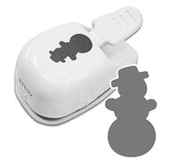 ARTOZ Perforatrice en forme de bonhomme de neige, 3,1 cm, perforatrice à motif de Noël et de l'Avent, pour invitations, cartes de menu et décoration, convient jusqu'à 220 g/m²
