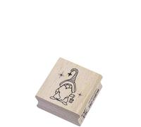 Artoz Tampon en Bois - Lutin - 40 x 40 mm - Pour la Fabrication de Cartes de Noël, Invitations, Salutations