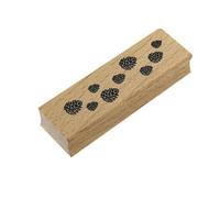 Artoz Tampon en Bois 'Pommes de Sapin' - 90 x 30 mm - Motif pour Création de Cartes de Noël, Invitations, Salutations