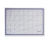Artoz Tapis de découpe format A3, pliable sur DIN A4, peu encombrant, modélisme, outil de bricolage, scooter avec règle et angles de découpe pour scooter.