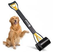 Artpet Pelle à déjections canines à manche long de 32 pouces pour le jardin - Robuste pour grands chiens, réduit la tension au dos, utilisation d’une seule main, fonctionne sur l’herbe et le béton
