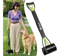Artpet Pelle à déjections canines pour grands chiens, 81,3 cm de long, pelle à déjections canines robuste avec dessus pour jardin, herbe, gravier, saleté, sable