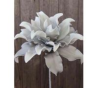 artplants.de Agave Artificiel DANINA, Gris, 35cm, Ø30cm - Plante succulente Agave décoratif