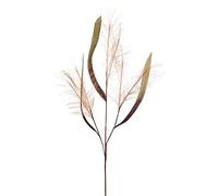 artplants.de Branche Artificielle Roseau ZIGOR, Orange, 110cm - Fagot d'herbe Artificielle