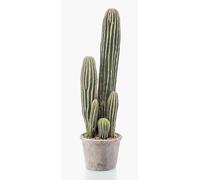 artplants.de Cactus San Pedro Artificiel DACON en Pot décoratif, Vert, 55cm