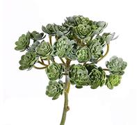 artplants.de Echeveria Artificiel Blair sur Piquet, Vert, 20cm, Ø10cm - Plante grasse Artificielle/Plante succulente Artificielle