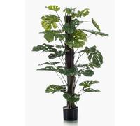 artplants.de Faux philodendron Monstera Deliciosa LASO, 120cm - Arbre Artificiel/Plante synthétique