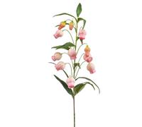 artplants.de Fleur décorative Cloche de Noël Nizar, Rose, 100cm