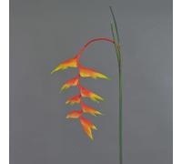 artplants.de Fleur décorative Heliconia MEIHUA, Orange, 95 cm
