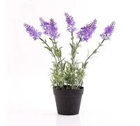 artplants.de Lavande Artificielle en Pot, Violet Clair, 29cm - Lavande décorative - Plante Artificielle