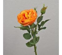 artplants.de Rosier Artificiel OLIVERA, Orange, 30cm, Ø9cm