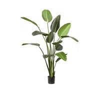artplants.de Strelitzia Artificiel Pavlova, Vert, 190cm - Faux Strelitzia/Oiseau de Paradis Artificiel