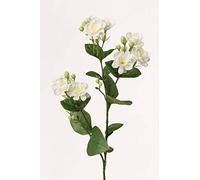 artplants.de Tige de Jasmin Artificielle SINJA, 9 Fleurs, Blanc crème, 60cm - Bouquet Artificiel - Fleur synthétique