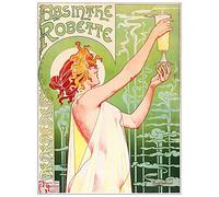 ArtPlaza Art Studio - Absinthe Panneau Décoratif, Bois, Multicolore, 90 x 1.8 x 120 cmAS91555