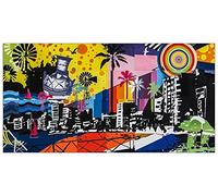 ArtPlaza Art Studio - Cyprus Panneau Décoratif, Bois, Multicolore, 135 x 1.8 x 70 cmAS93377