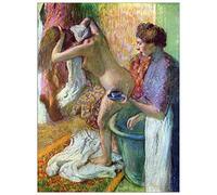 ArtPlaza Degas Edgar-After Bathing 1 Panneaux Decoratifs, Bois MDF, Multicolore, 60x80 Cm