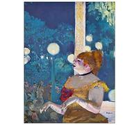 ArtPlaza Degas Edgar - in Concert Cafe Panneau Décoratif, Bois, Multicolore, 60 x 1.8 x 80 cmAS93072