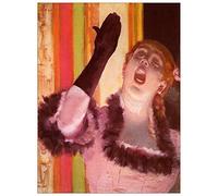 ArtPlaza Degas Edgar Singer with The Glove Panneaux Decoratifs, Bois MDF, Multicolore, 60x80 Cm