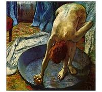 ArtPlaza Degas Edgar - The Tub Panneau Décoratif, Bois, Multicolore, 70 x 1.8 x 70 cmAS93119