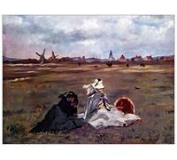 ArtPlaza Manet Èdouard - Swallows Panneau Décoratif, Bois, Multicolore, 80 x 1.8 x 60 cmAS92266