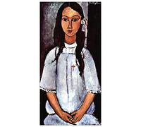 ArtPlaza Modigliani Amedeo-Alice Panneaux Decoratifs, Bois MDF, Multicolore, 70x140 Cm