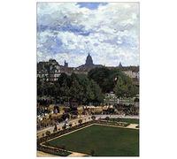 ArtPlaza Monet Claude Garden of The Infanta Panneaux Decoratifs, Bois MDF, Multicolore, 90x135 Cm