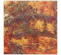 ArtPlaza Monet Claude-Le Pont Japonais 1922 Panneaux Decoratifs, Bois MDF, Multicolore, 70x70 Cm