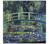 ArtPlaza Monet Claude-Water Lily Pond II Panneaux Decoratifs, Bois MDF, Multicolore, 50x50 Cm