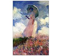 ArtPlaza Monet Claude - Woman with Parasol, Study Panneau Décoratif, Bois, Multicolore, 60 x 1.8 x 90 cmAS92080