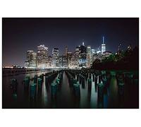 ArtPlaza Pedro Lastra - Empire Sunset Panneau Décoratif, Bois, Multicolore, 90 x 1.8 x 60 cmAS92547