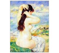 ArtPlaza Renoir Pierre-Auguste - A Bather Panneau Décoratif, Bois, Multicolore, 90 x 1.8 x 120 cmAS92714