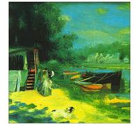 ArtPlaza Renoir Pierre-Auguste-Place for Bading Panneaux Decoratifs, Bois MDF, Multicolore, 70x70 Cm