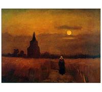 ArtPlaza Van Gogh Vincent-Fields Panneaux Decoratifs, Bois MDF, Multicolore, 80x60 Cm