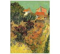 ArtPlaza Van Gogh Vincent - Garden Behind Panneau Décoratif, Bois, Multicolore, 60 x 1.8 x 80 cmAS90676