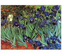 ArtPlaza Van Gogh Vincent - Irises Panneau Décoratif, Bois, Multicolore, 120 x 1.8 x 90 cmAS90705