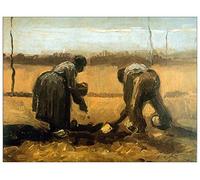 ArtPlaza Van Gogh Vincent - Planting Panneau Décoratif, Bois, Multicolore, 80 x 1.8 x 60 cmAS90800