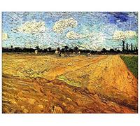 ArtPlaza Van Gogh Vincent - Ploughed Field Panneau Décoratif, Bois, Multicolore, 80 x 1.8 x 60 cmAS90804