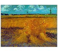 ArtPlaza Van Gogh Vincent - Sheaves Panneau Décoratif, Bois, Multicolore, 120 x 1.8 x 90 cmAS90853