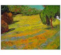 ArtPlaza Van Gogh Vincent - Sunny Lawn Panneau Décoratif, Bois, Multicolore, 120 x 1.8 x 90 cmAS90901