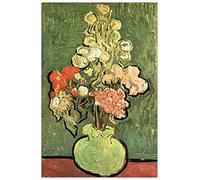 ArtPlaza Van Gogh Vincent - Vase with Roses Panneau Décoratif, Bois, Multicolore, 60 x 1.8 x 90 cmAS91328