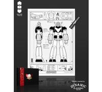 ArtPrint UV Robot Goldorak A3 Coffret Collector